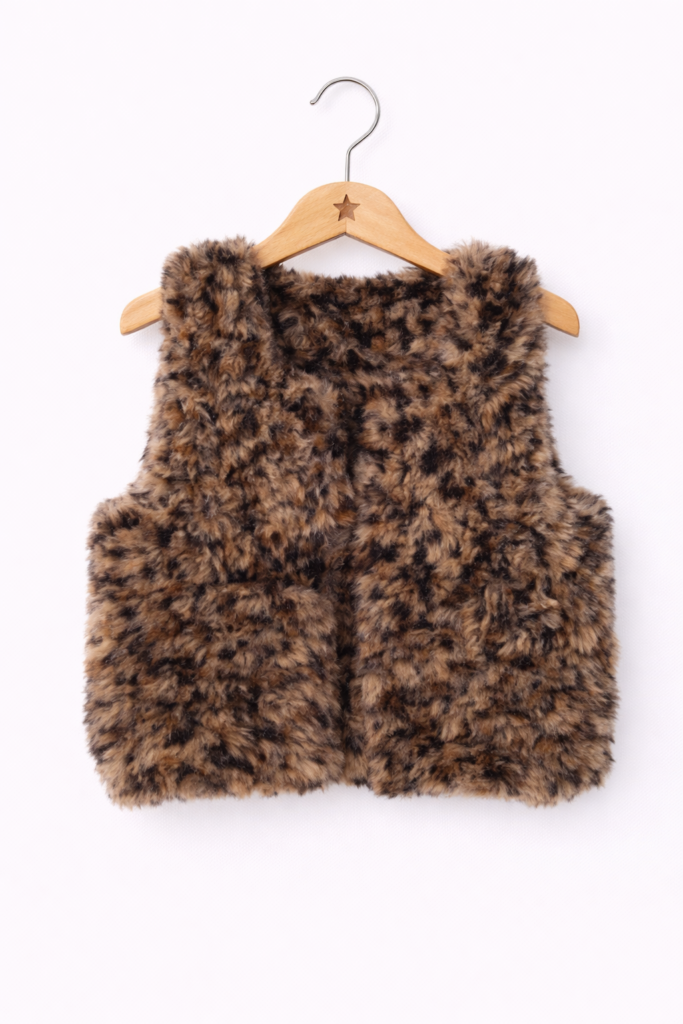 gilet enfant leopard
