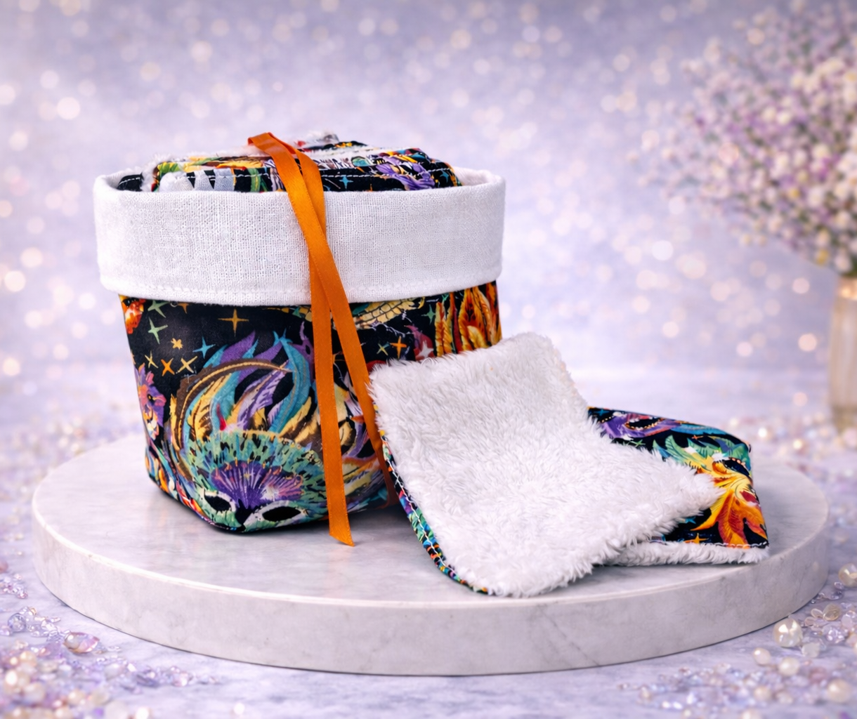 lingettes carnaval blanc