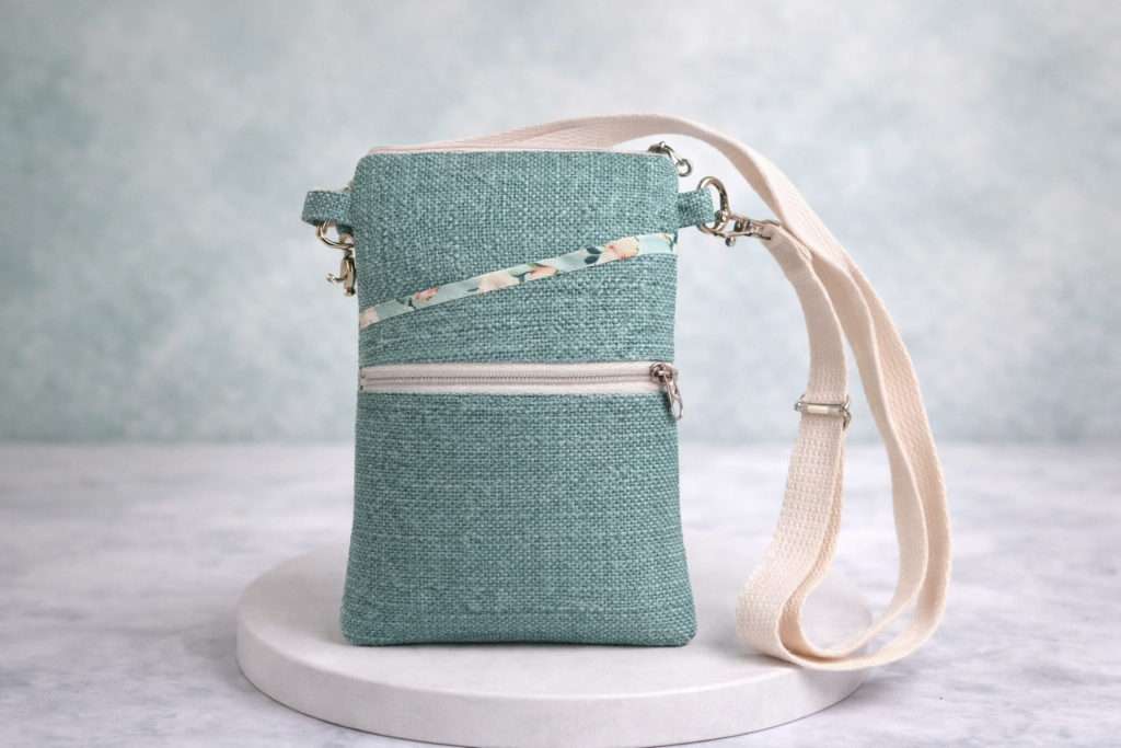 sac bandouliere vert d'eau