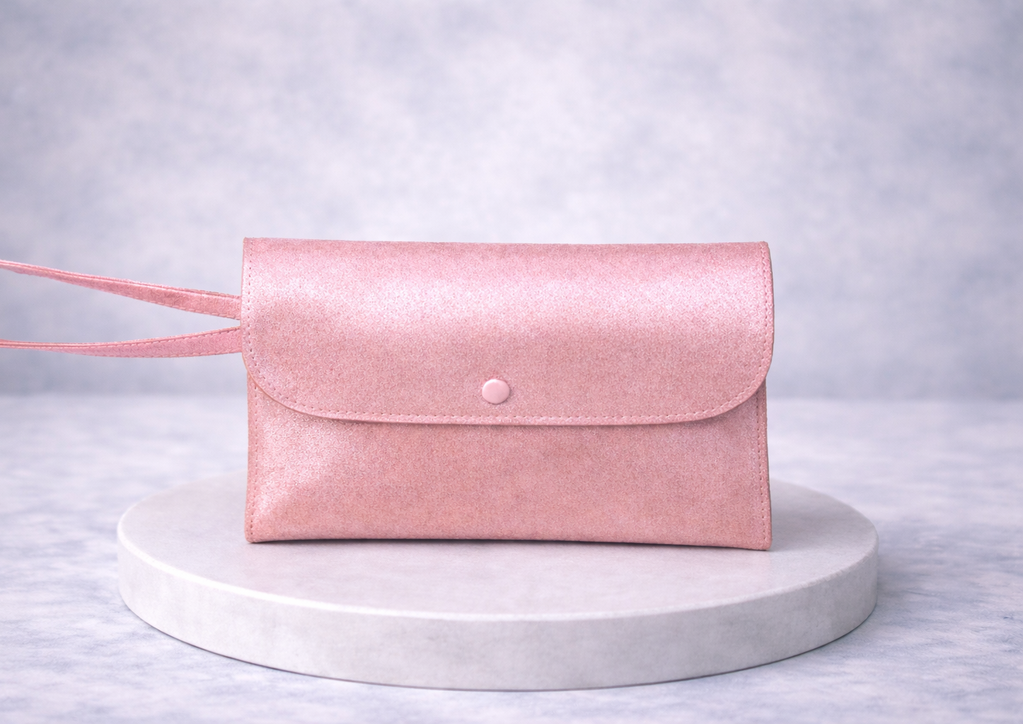 pochette soiree rose